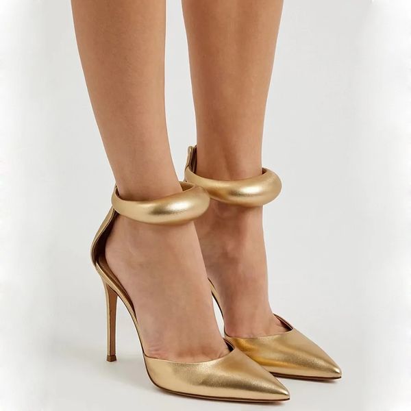 gianvito rossi stiletto pumps evening shoes back zipper sandal stiletto genuine leather 105mm pumps ankle strap super high women's shoe, Black
gianvito rossi stiletto pumps evening shoes back zipper sandal stiletto genuine leather 105mm pumps ankle strap super high women's shoe, Black