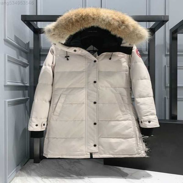 designer canadian mid length version puffer goose down womens jacket parkas winter thick warm coats windproof streetwear jjvk, Black
designer canadian mid length version puffer goose down womens jacket parkas winter thick warm coats windproof streetwear jjvk, Black