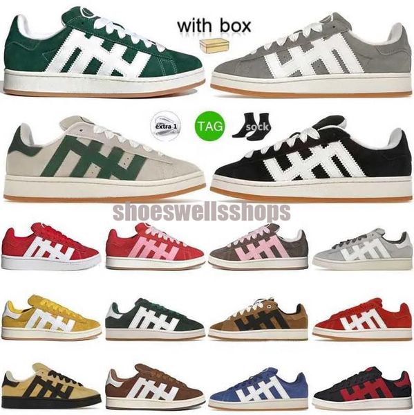 luxury designer campus 00s suede sneakers grey black dark green cloud wonder white valentines day semi lucid blue ambient sky mens womens ca
luxury designer campus 00s suede sneakers grey black dark green cloud wonder white valentines day semi lucid blue ambient sky mens womens ca