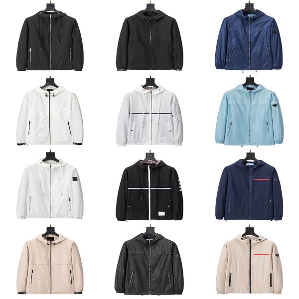 designer men's jacket spring and autumn windproof jacket t-shirt sports windbreaker casual zipper jacket clothing, Black;brown
designer men's jacket spring and autumn windproof jacket t-shirt sports windbreaker casual zipper jacket clothing, Black;brown