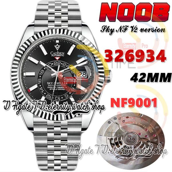 n v2 42mm sky cf326934 a9001 complication calendar automatic mens watch fluted bezel black dial stick markers 904l steel bracelet super edit, Slivery;brown
n v2 42mm sky cf326934 a9001 complication calendar automatic mens watch fluted bezel black dial stick markers 904l steel bracelet super edit, Slivery;brown