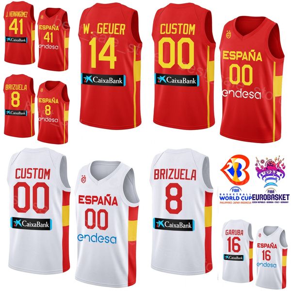 printed 2023 world cup spain basketball jersey espana 14 willy geuer 41 juancho hernangomez 24 juan nunez 12 santiago aldama 23 sergio llull, Black
printed 2023 world cup spain basketball jersey espana 14 willy geuer 41 juancho hernangomez 24 juan nunez 12 santiago aldama 23 sergio llull, Black