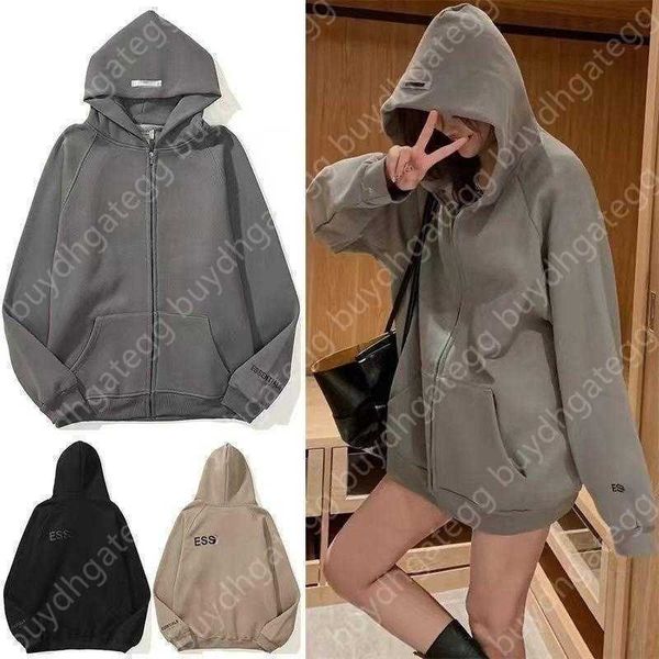 2023new hoodies mens double-line essentialhoodie couple cardigan coat designer men women plush hooded sweater three-dimensional letter zippe, Black
2023new hoodies mens double-line essentialhoodie couple cardigan coat designer men women plush hooded sweater three-dimensional letter zippe, Black