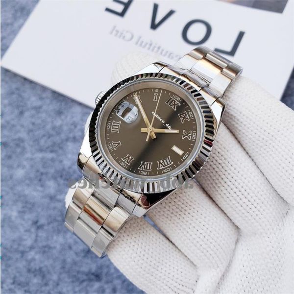 mens watch 41/36mm automatic 31mm/28mm quartz watch date christmas sapphire just steel round luxury limited mwns waterproof watches sta wuqa, Slivery;brown
mens watch 41/36mm automatic 31mm/28mm quartz watch date christmas sapphire just steel round luxury limited mwns waterproof watches sta wuqa, Slivery;brown
