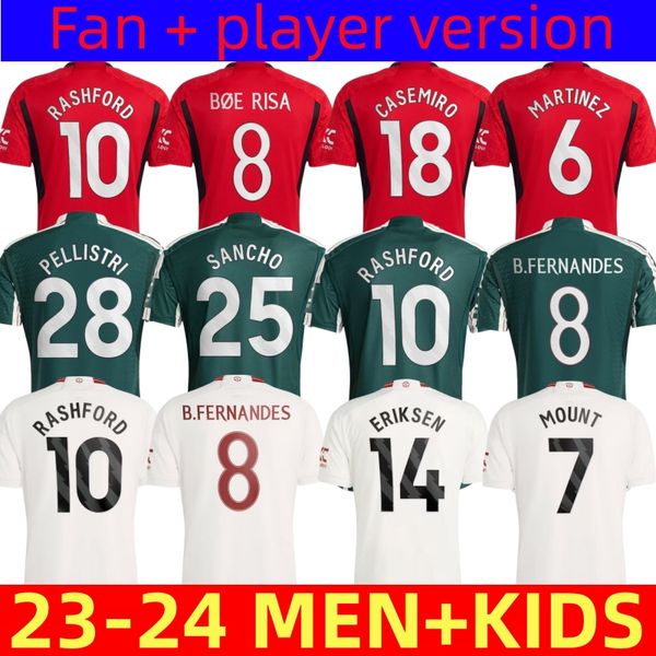 23 24 soccer jersey b. fernandes garnacho hojlund martinez 2023 2024 casemiro antony football kit shirt men kids kit sports jersey, Black;yellow
23 24 soccer jersey b. fernandes garnacho hojlund martinez 2023 2024 casemiro antony football kit shirt men kids kit sports jersey, Black;yellow