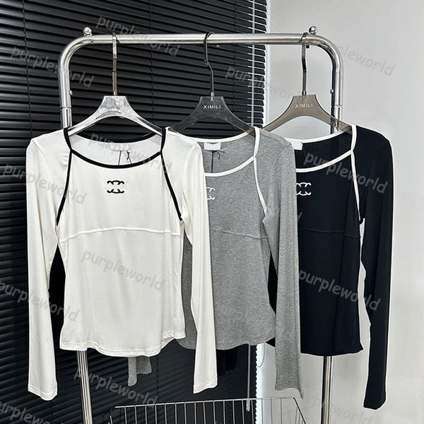 womens t shirt crewneck long sleeve slim fit base shirt high elastic autumn fashion casual basic top, White
womens t shirt crewneck long sleeve slim fit base shirt high elastic autumn fashion casual basic top, White