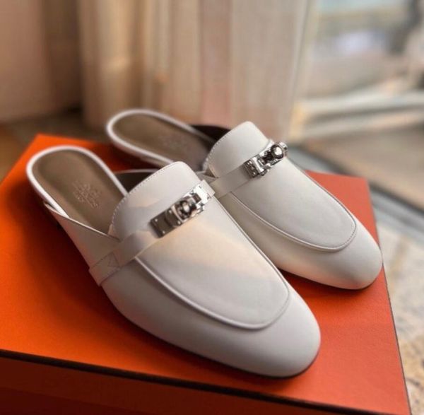 women slippers sandal casual loafers shoes oz mules loafer slipper slip on flip flop leather luxury designer metal kelly buckle with box 35-, Black
women slippers sandal casual loafers shoes oz mules loafer slipper slip on flip flop leather luxury designer metal kelly buckle with box 35-, Black