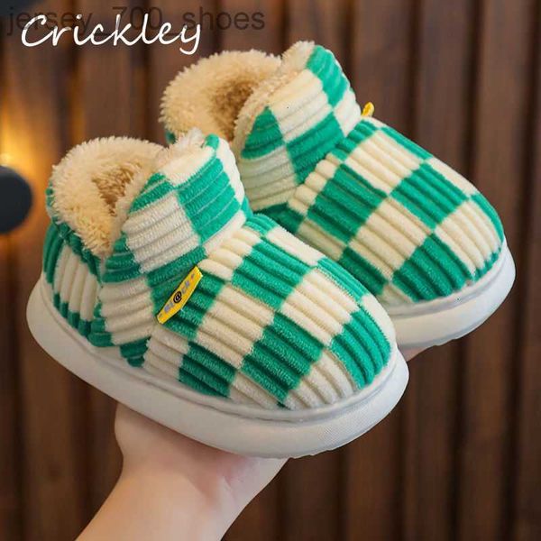 slipper checkered girls boys house slippers winter plush warm floor shoes for kids comfortable soft sole toddler children 230209, Black;grey
slipper checkered girls boys house slippers winter plush warm floor shoes for kids comfortable soft sole toddler children 230209, Black;grey
