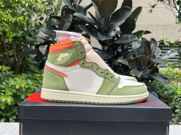 og high 1s basketball shoes for men women 1 sports sneakers celadon sky j light olive pale ivory shoe mens trainers women sneaker, Red;white
og high 1s basketball shoes for men women 1 sports sneakers celadon sky j light olive pale ivory shoe mens trainers women sneaker, Red;white