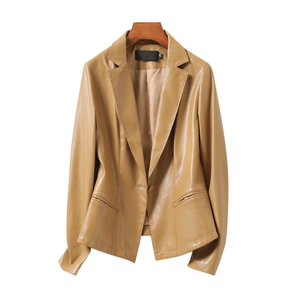 genuine leather women's jacket black blazer jacket for women spring and fall coats slim cool
genuine leather women's jacket black blazer jacket for women spring and fall coats slim cool