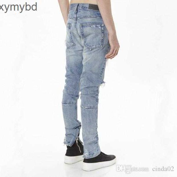 men's jeans the man's light washing destruction trousers zipper slim hole high street hip-hop fashion pants cool278u, Blue
men's jeans the man's light washing destruction trousers zipper slim hole high street hip-hop fashion pants cool278u, Blue