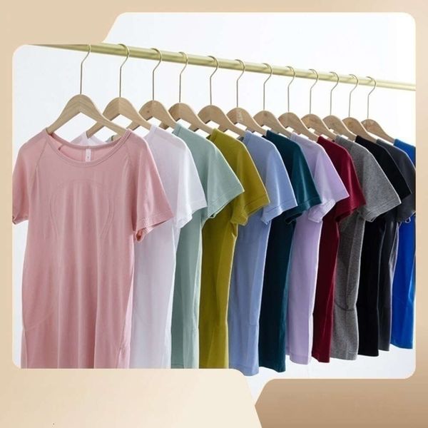 lu-088 short sleeve yoga shirt o neck sports t-shirt women fitness knitted high elastic breathable athletic workout tee sportwear, White
lu-088 short sleeve yoga shirt o neck sports t-shirt women fitness knitted high elastic breathable athletic workout tee sportwear, White