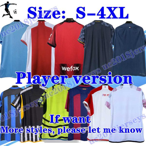 s-4xl player version 2023 2024 soccer jerseys men set 23 24 football shirts kit all club in stock, Black;yellow
s-4xl player version 2023 2024 soccer jerseys men set 23 24 football shirts kit all club in stock, Black;yellow