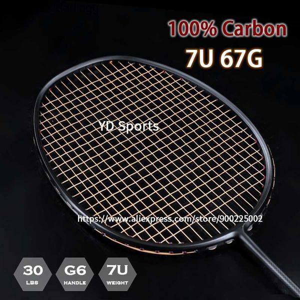badminton rackets ultralight 7u 100% carbon fiber badminton rackets strung professional 22-30lbs racquet with bags speed sports for q230901
badminton rackets ultralight 7u 100% carbon fiber badminton rackets strung professional 22-30lbs racquet with bags speed sports for q230901