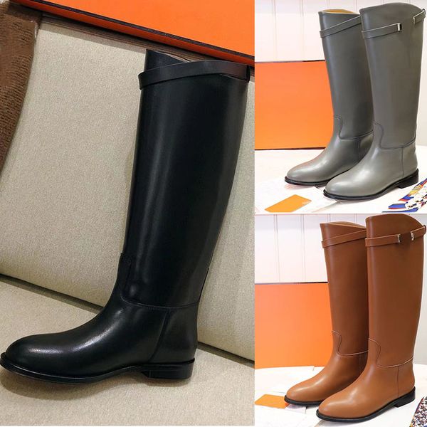 2023 designer womens luxury round toes boots fashion black leather mid-leg flat kelly rider casual boots ladys autumn winter high martens no
2023 designer womens luxury round toes boots fashion black leather mid-leg flat kelly rider casual boots ladys autumn winter high martens no