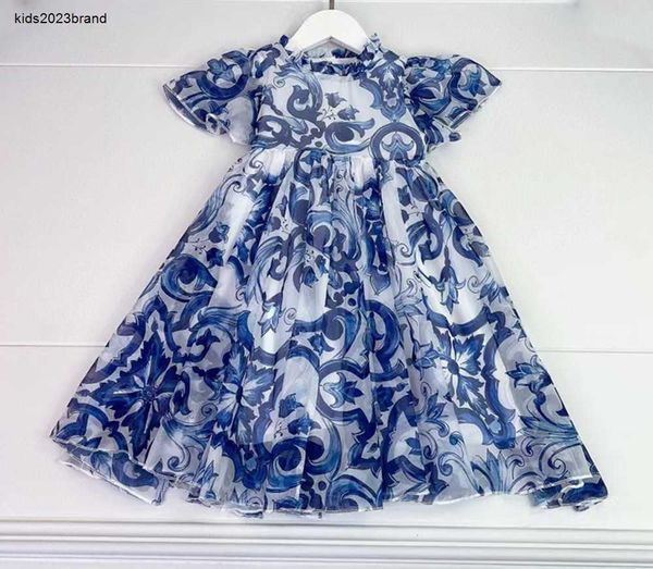 designer girls dress fashion children's dresses blue and white porcelain pattern printing baby clothing, Red;yellow
designer girls dress fashion children's dresses blue and white porcelain pattern printing baby clothing, Red;yellow