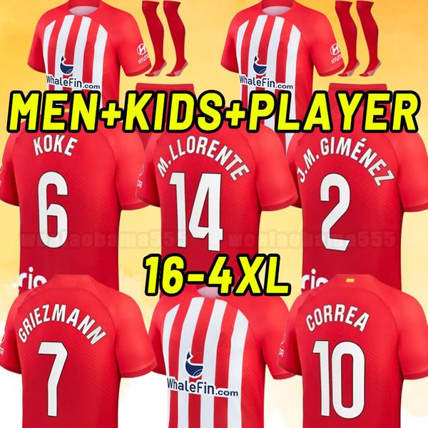 soccer jerseys 23 24 joao felix 2023 2024 m. llorente correa football shirts griezmann r. de paul cunha carrasco atletico madrids xxxl 4xl f, Black;yellow
soccer jerseys 23 24 joao felix 2023 2024 m. llorente correa football shirts griezmann r. de paul cunha carrasco atletico madrids xxxl 4xl f, Black;yellow