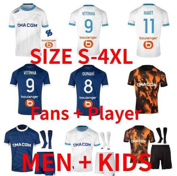 23 24 marseilles soccer jerseys 2023 2024 maillot foot guendouzi vitinha ndiaye clauss mens football shirts kids kit veretout nuno ounahi au, Black;yellow
23 24 marseilles soccer jerseys 2023 2024 maillot foot guendouzi vitinha ndiaye clauss mens football shirts kids kit veretout nuno ounahi au, Black;yellow