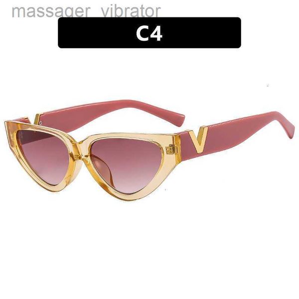 Show Fashion 2023 Small New Frame V Cat Eye Sunglasses Women's Fashion G29K ITQ6