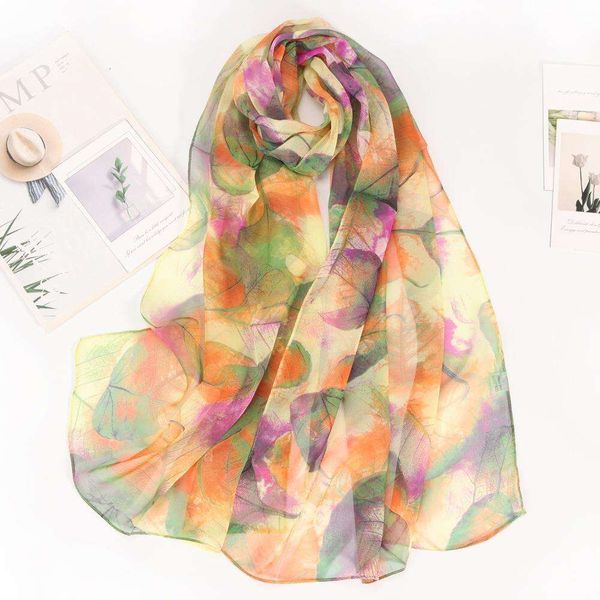 georgette scarf summer colorful leaves print thin sunblock beach dance, Blue;gray
georgette scarf summer colorful leaves print thin sunblock beach dance, Blue;gray