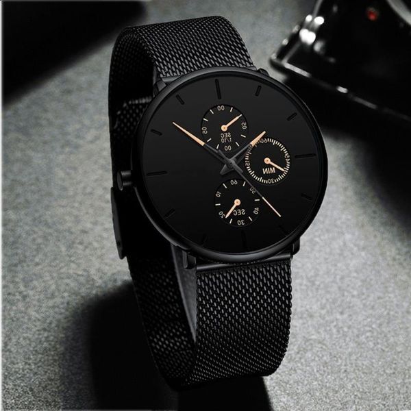 three-eye alloy casual men's strap fake watches watch three-needle mesh quartz mens watch gold wqnaq, Slivery;brown
three-eye alloy casual men's strap fake watches watch three-needle mesh quartz mens watch gold wqnaq, Slivery;brown