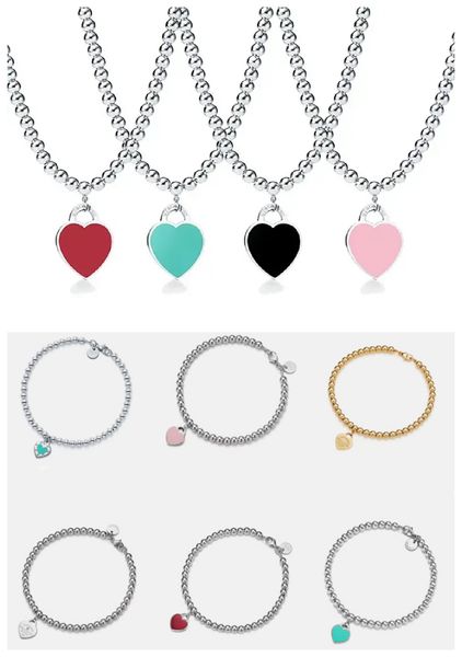 designer necklace bracelet chain heart necklaces jewelry accessories women gold rose titanium steel charm pendant necklace bracelet, Silver
designer necklace bracelet chain heart necklaces jewelry accessories women gold rose titanium steel charm pendant necklace bracelet, Silver