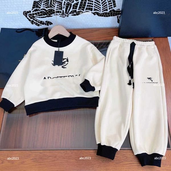 new tracksuits baby autumn sets kids suit size 110-160 cm 2pcs embroidered logo round neck long sleeved sweater and lace up pants aug30, White
new tracksuits baby autumn sets kids suit size 110-160 cm 2pcs embroidered logo round neck long sleeved sweater and lace up pants aug30, White