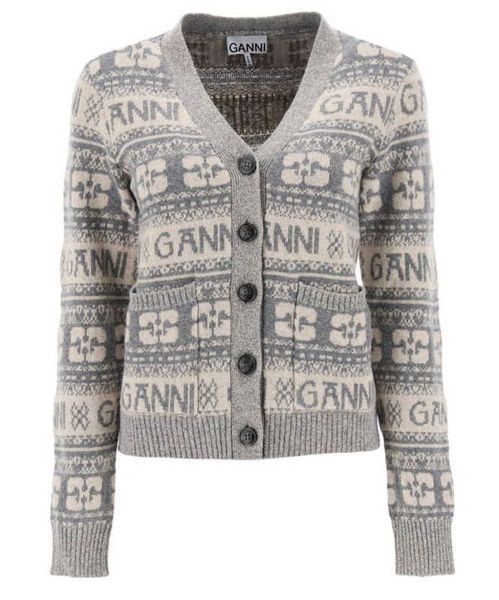 womens designer ganni knit sweater womens jacquard logo knit cardigan casual fashion comfortable versatile, White;black
womens designer ganni knit sweater womens jacquard logo knit cardigan casual fashion comfortable versatile, White;black