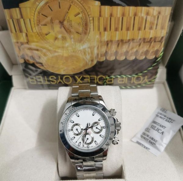 with original box men's 40mm automatic mechanical watch 116519 all stainless steel ceramic watch folding buckle waterproof super bright, Slivery;brown
with original box men's 40mm automatic mechanical watch 116519 all stainless steel ceramic watch folding buckle waterproof super bright, Slivery;brown