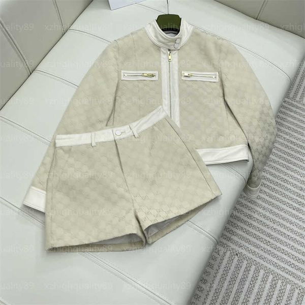 summer tracksuit women shorts sets women clothes fashion jacquard long sleeved standing collar jacket high waisted shorts tracksuit women 2, Gray
summer tracksuit women shorts sets women clothes fashion jacquard long sleeved standing collar jacket high waisted shorts tracksuit women 2, Gray