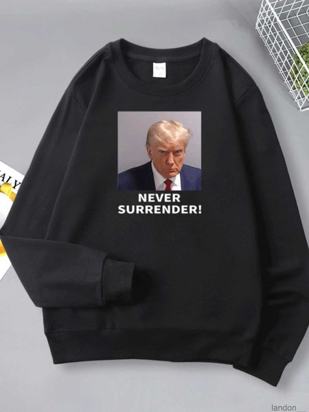 trump round neck bodysuit trump prison big picture head portrait long sleeve never surrender, Black;brown
trump round neck bodysuit trump prison big picture head portrait long sleeve never surrender, Black;brown