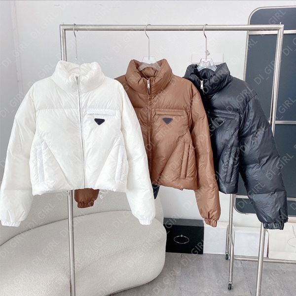 Womens Down Jacket 23FW Fashion Triangular Short Puffer Jackets Winter Lady Casual Thick Parkas Coats High Quality di_girl Di_girl, White
Womens Down Jacket 23FW Fashion Triangular Short Puffer Jackets Winter Lady Casual Thick Parkas Coats High Quality di_girl Di_girl, White