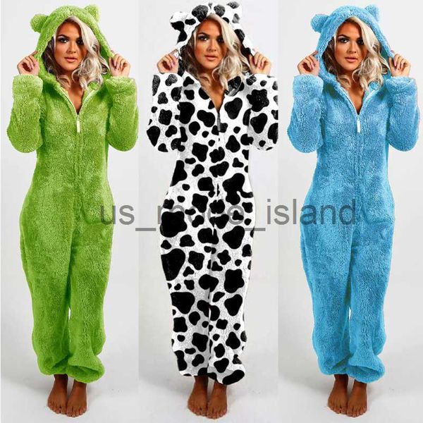 pajamas winter warm pajamas for women overall cartoon animals hooded jumpsuits sleepwear zipper onesies fluffy fleece pyjamas loungewear x09, Blue;red
pajamas winter warm pajamas for women overall cartoon animals hooded jumpsuits sleepwear zipper onesies fluffy fleece pyjamas loungewear x09, Blue;red