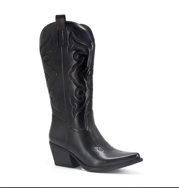 gold mid-calf boots woman side zipper silver pointed western cowboy boots retro fashion black boots plus size 36-43 women boots for girls pa
gold mid-calf boots woman side zipper silver pointed western cowboy boots retro fashion black boots plus size 36-43 women boots for girls pa
