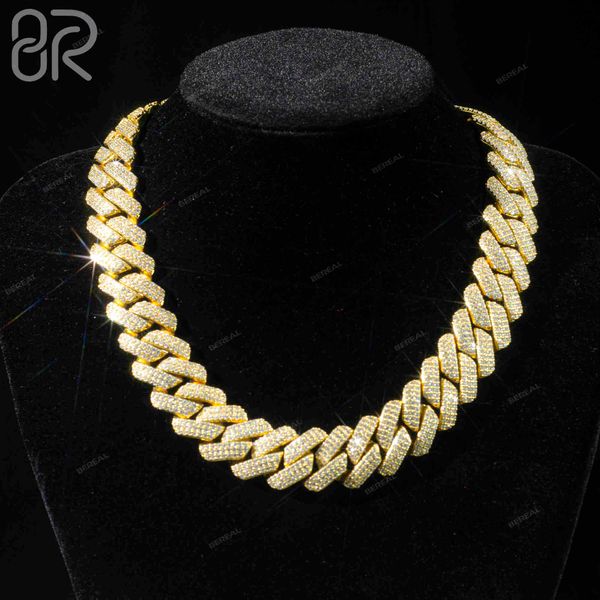 wholale price 18mm moissanite cuban chain fancy jewelry round brilliant cut diamond gold plated 925 sier cuban link necklace, Silver
wholale price 18mm moissanite cuban chain fancy jewelry round brilliant cut diamond gold plated 925 sier cuban link necklace, Silver