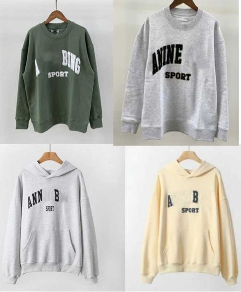 23ss anines bings fashion designer sweatshirt hoodie classic cotton letter print inner fleece loose grey pullover casual hoodies sweater, Black
23ss anines bings fashion designer sweatshirt hoodie classic cotton letter print inner fleece loose grey pullover casual hoodies sweater, Black