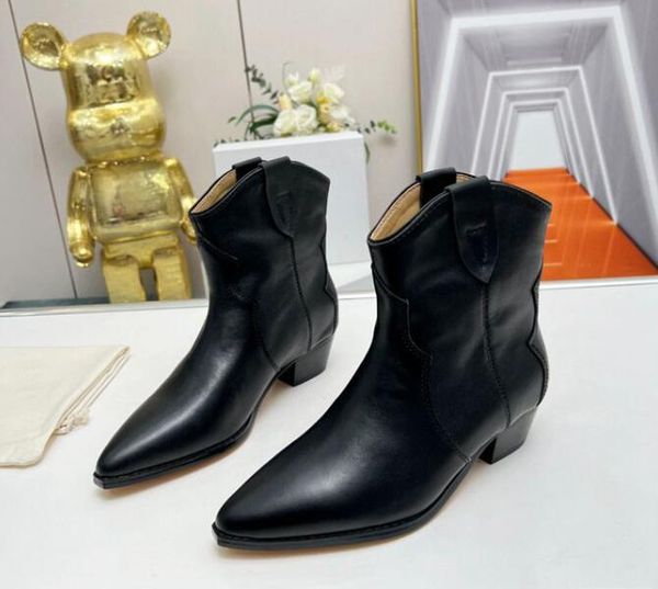 realfine888 5a boots im8156330 isabelmarant dewina leather ankle boot desinger shoes for women with box size 35-40, Black
realfine888 5a boots im8156330 isabelmarant dewina leather ankle boot desinger shoes for women with box size 35-40, Black