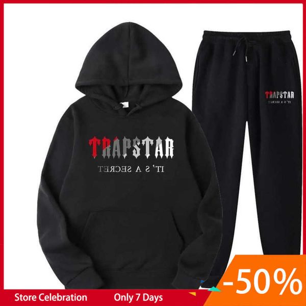 men's tracksuits fw trapstar men women tracksuit brand printed streetwear sportswear warmtwo pieces set hoodie pants jogging hooded lei, Gray
men's tracksuits fw trapstar men women tracksuit brand printed streetwear sportswear warmtwo pieces set hoodie pants jogging hooded lei, Gray