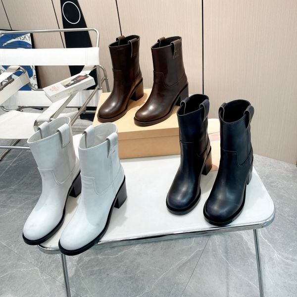 designer boots ankle boots mu martin boots high heels women block heel leather autumn and winter fashion outdoor shoes, Black
designer boots ankle boots mu martin boots high heels women block heel leather autumn and winter fashion outdoor shoes, Black