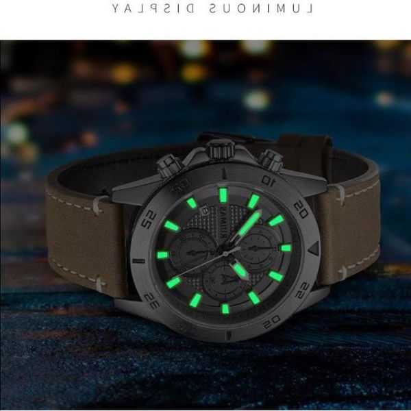 calendar 46mm watches sports multifunctional men's watch luminous ruimas chronograph quartz watch gold qpamu, Slivery;brown
calendar 46mm watches sports multifunctional men's watch luminous ruimas chronograph quartz watch gold qpamu, Slivery;brown