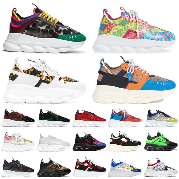 luxury brand mens women chain reaction casual designer shoes pink black multi-color suede white fluo barocco gold leopard platform loafers s
luxury brand mens women chain reaction casual designer shoes pink black multi-color suede white fluo barocco gold leopard platform loafers s