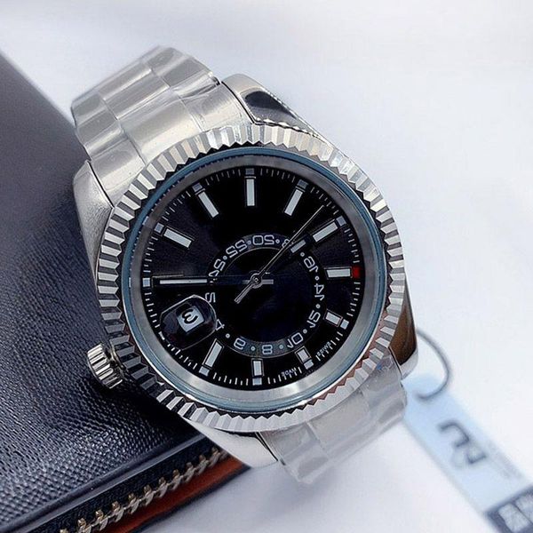 42 automatic strap dwell lujo reloj watches sky mm wristwatches watch steel movement luminous waterproof classic mechanical 2813 de men foga, Slivery;brown
42 automatic strap dwell lujo reloj watches sky mm wristwatches watch steel movement luminous waterproof classic mechanical 2813 de men foga, Slivery;brown