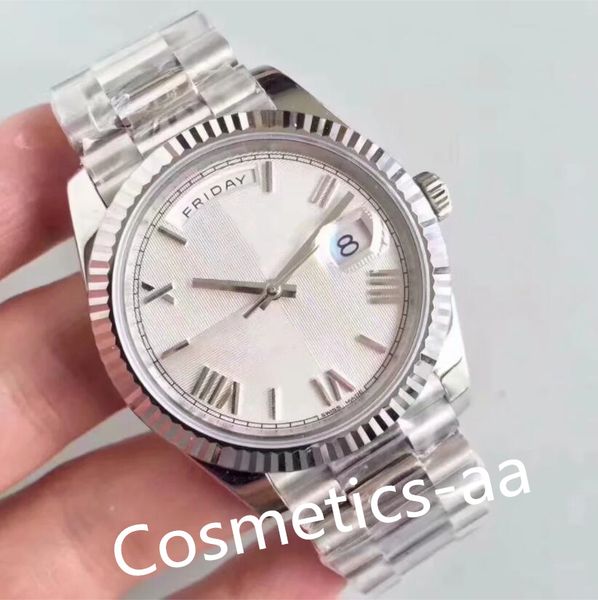 men's watch 41mm green roman digital classic designer automatic mechanical watch waterproof sapphire glass 904l stainless steel watch m, Slivery;brown
men's watch 41mm green roman digital classic designer automatic mechanical watch waterproof sapphire glass 904l stainless steel watch m, Slivery;brown