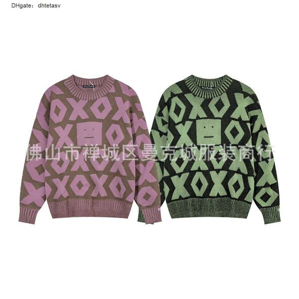 correct version of acnene2023 new product this autumn pants wool pullover round neck sweater, White;black
correct version of acnene2023 new product this autumn pants wool pullover round neck sweater, White;black