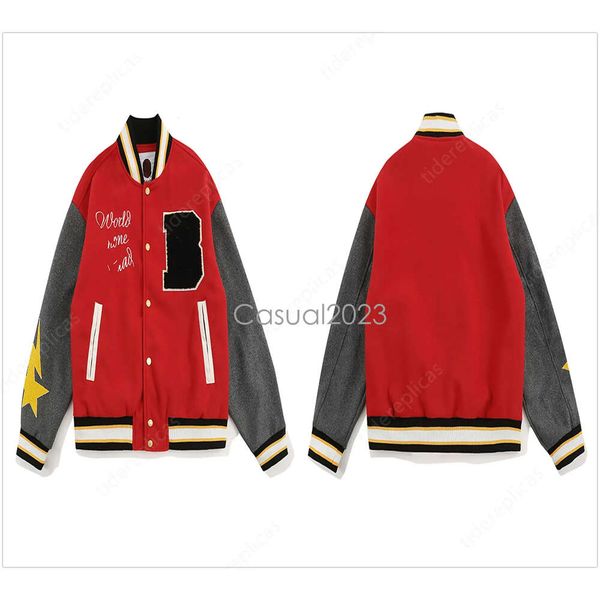 2023 cotton coat designer jackets bomber mens jacket windbreaker varsity windbreak stamping casual flying shark baseball jacket, Black
2023 cotton coat designer jackets bomber mens jacket windbreaker varsity windbreak stamping casual flying shark baseball jacket, Black
