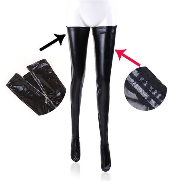 sock latex zipper stockings lady' black pvc pole dance leather erotic clubwear length over knee high 230901, Red;black
sock latex zipper stockings lady' black pvc pole dance leather erotic clubwear length over knee high 230901, Red;black
