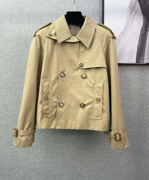 

Women' Jackets women vintage designer tweed blazer jacket coat female milan runway dress causal long sleeve tops clothing suit Y1 QID7, Khaki