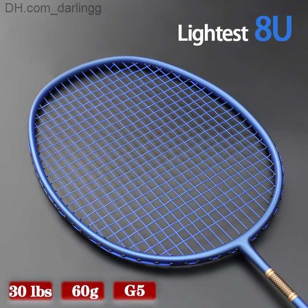 badminton rackets ultra light 8u 60g 100% carbon fiber badminton rackets with string bags 22-30lbs g5 professional racquet sports for q23090
badminton rackets ultra light 8u 60g 100% carbon fiber badminton rackets with string bags 22-30lbs g5 professional racquet sports for q23090