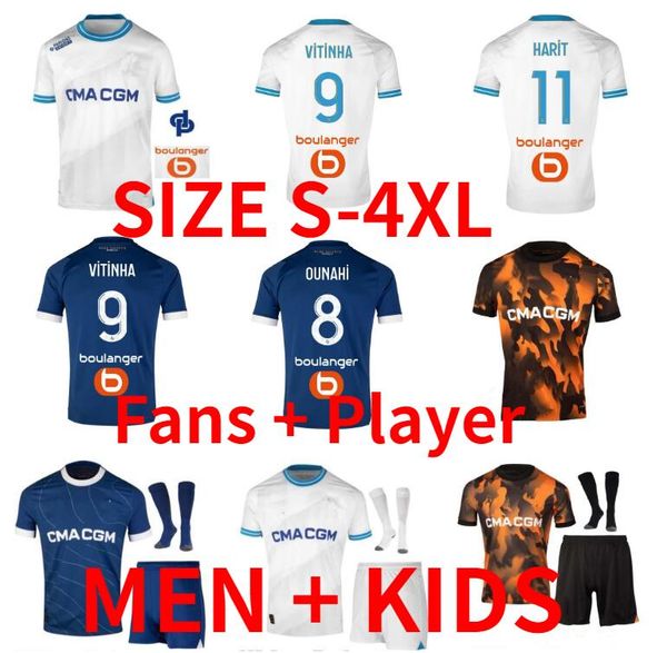 23 24 marseilles ounahi clauss soccer jerseys aubameyang veretout ndiaye vitinha 2023 2024 under guendouzi gigot football shirts men kids ki, Black;yellow
23 24 marseilles ounahi clauss soccer jerseys aubameyang veretout ndiaye vitinha 2023 2024 under guendouzi gigot football shirts men kids ki, Black;yellow