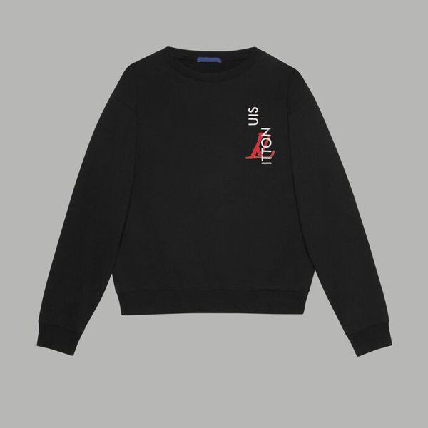 2023 autumn/winter new pullover letter pattern printed long sleeve sweater pure cotton rib round neck q200, Black;brown
2023 autumn/winter new pullover letter pattern printed long sleeve sweater pure cotton rib round neck q200, Black;brown